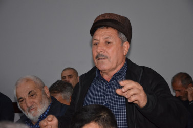 Şilyan kəndində sakinlər ilə səyyar qəbul keçirilib