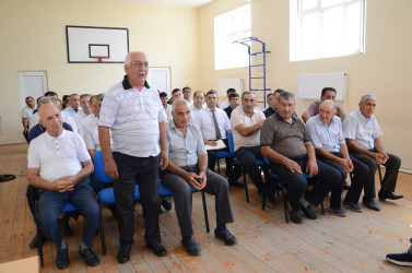 Avqustun 6-da Qaramahmudlu kənd sakinləri ilə səyyar qəbul keçirilib.