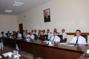 Kürdəmirdə “Fövqəladə halların nəticələrinin aradan qaldırılması zamanı qurumlar arasında koordinasiyanın, qarşılıqlı fəaliyyətinin təşkili” mövzusunda dəyirmi masa keçirilib