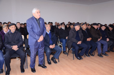 Cəyli kəndində sakinlər ilə səyyar qəbul keçirilib