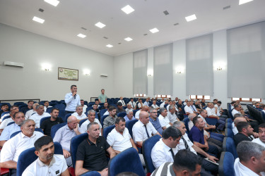 Kürdəmir rayonunda sahibkarlarla növbəti görüş təşkil olunub.