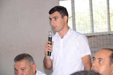 İyulun 21-də Qarasaqqal kənd sakinləri ilə növbəti səyyar qəbul keçirilib