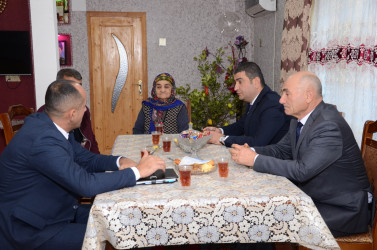 Qarasu kəndində sakinlər ilə səyyar qəbul keçirilib