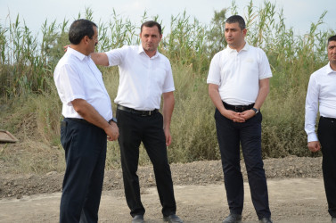 Kürdəmir Rayon İcra Hakimiyyəti başçısı “QLOBAL AQRO” MMC-ə baxış keçirib.
