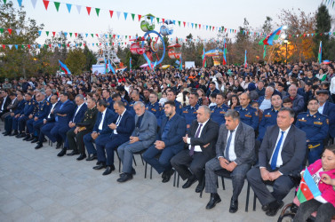Vətən müharibəsində qazanılan Qələbənin beşinci ildönümü münasibətilə ümumrayon konserti təşkil olunub