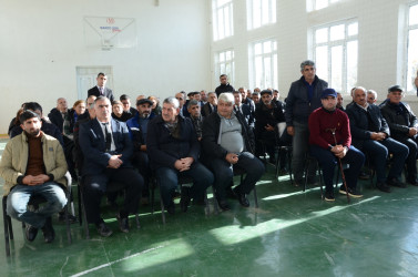 Böyük Kəngərli kənd sakinləri ilə növbəti səyyar qəbul keçirilib