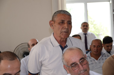 İyulun 16-da Kürdəmir şəhər sakinləri ilə səyyar qəbul keçirilib.