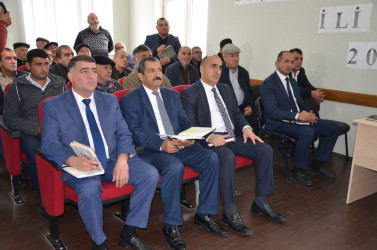 Sor-Sor kənd sakinləri ilə növbəti səyyar qəbul keçirilib