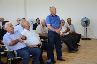 İyunun 11-də Qarasu kənd sakinləri ilə səyyar qəbul keçirilib.