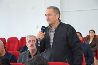 Oktyabrın 8-də Atakişili kənd sakinləri ilə səyyar qəbul keçirilib.