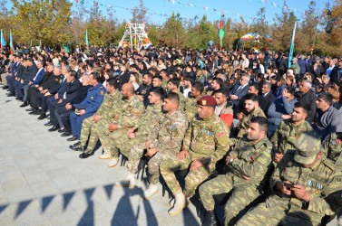 Kürdəmirdə Zəfər günü münasibətilə ümumrayon konserti keçirilib.