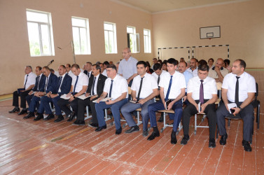 Yenikənd kənd sakinləri ilə növbəti səyyar qəbul keçirilib