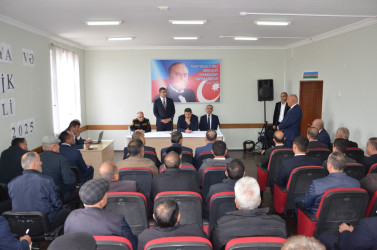 Sor-Sor kənd sakinləri ilə növbəti səyyar qəbul keçirilib
