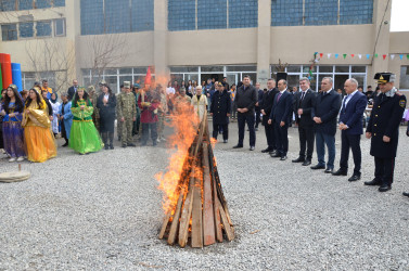 Kürdəmir Peşə Liseyində Bahar festivalı keçirilib.