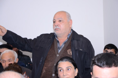 Cəyli kəndində sakinlər ilə səyyar qəbul keçirilib