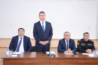 Atakişili kəndində sakinlər ilə səyyar qəbul keçirilib
