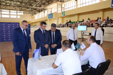 İyunun 24-də Mərkəzi Aran Regional Məşğulluq Filialının təşkilatçılığı əmək yarmarkası təşkil olunub.