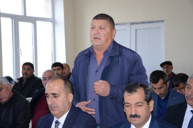 Sığırlı kəndində sakinlər ilə növbəti səyyar qəbul keçirilib