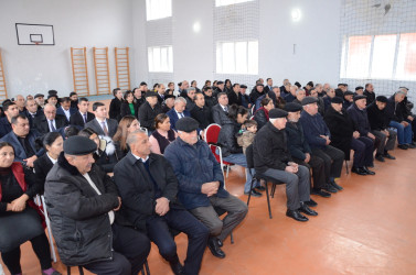 Xırdapay kəndində sakinlər ilə səyyar qəbul keçirilib