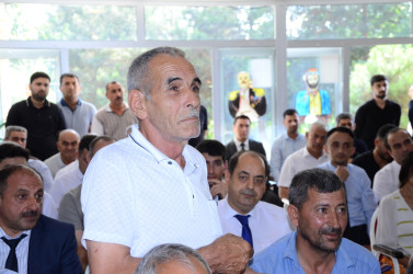 İyunun 25-də Qağacılı kənd sakinləri ilə səyyar qəbul keçirilib.