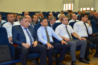 Sentyabrın 30-da “Yerli İcra Hakimiyyətlərində Rəqəmsallaşma üzrə Yol Xəritəsi” mövzusunda iclas keçirilib.