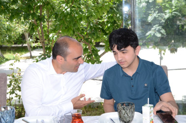 1 İyun Uşaqların Beynəlxalq Müdafiəsi Günü münasibətilə şəhid və qazi uşaqları ilə görüş təşkil edilib