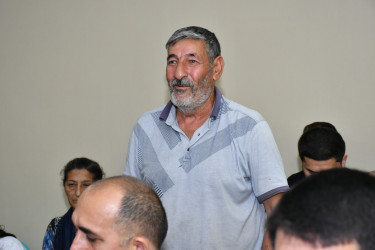 İyulun 9-da Yeni Şıxımlı kənd sakinləri ilə səyyar qəbul keçirilib.