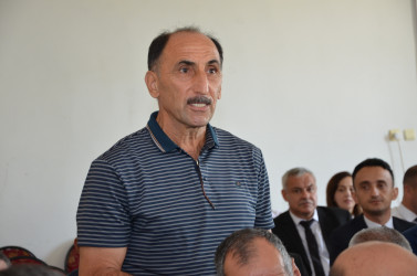 Oktyabrın 1-də Dəyirmanlı kənd sakinləri ilə səyyar qəbul keçirilib.