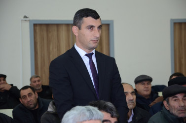 Qarasu kəndində sakinlər ilə səyyar qəbul keçirilib