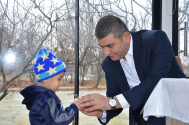Kürdəmir rayonunda şəhid və qazi övladları üçün bayram şənliyi keçirilib