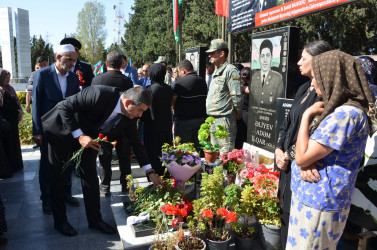 Sentyabrın 27-də Kürdəmir rayonunda Vətən müharibəsi şəhidlərinin xatirəsinə həsr olunmuş Anım Günü tədbiri keçirilib.