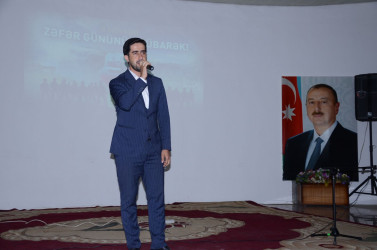 Vətən müharibəsində qazanılan Qələbənin beşinci ildönümü münasibətilə ümumrayon konserti təşkil olunub