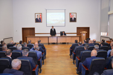 “Şəhərsalma və Memarlıq İli” çərçivəsində Kürdəmirdə “Ümumdünya Məskunlaşma Günü” və “Ümumdünya Şəhərlər Günü” ilə bağlı tədbir keçirilmişdir.