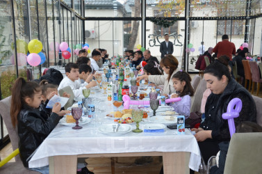 Kürdəmir rayonunda şəhid və qazi övladları üçün bayram şənliyi keçirilib