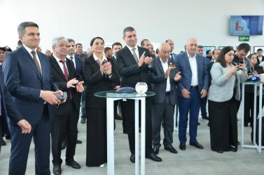 Kürdəmir stansiyasının yenidənqurma işlərindən sonra fəaliyyətinin bərpa edilməsi və istifadəyə verilməsi mərasimi keçirilib.
