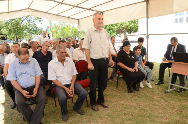İyulun 23-də Muğanlı kənd sakinləri ilə səyyar qəbul keçirilib.