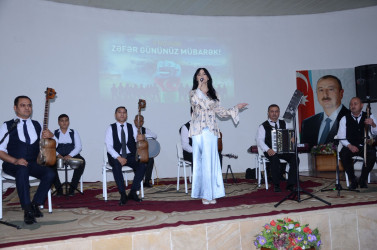 Vətən müharibəsində qazanılan Qələbənin beşinci ildönümü münasibətilə ümumrayon konserti təşkil olunub