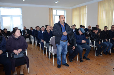 Mürtülü kənd sakinləri ilə növbəti səyyar qəbul keçirilib