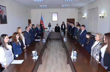 18 Oktyabr - Kürdəmirdə Müstəqilliyin Bərpası Gününə həsr olunmuş dəyirmi masa keçirilib.