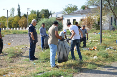 Ekologiya və Təbii Sərvətlər Nazirliyinin və Kürdəmir Rayon İcra Hakimiyyətinin təşkilatçılığı ilə rayonda növbəti təmizlik aksiyası keçirilib.