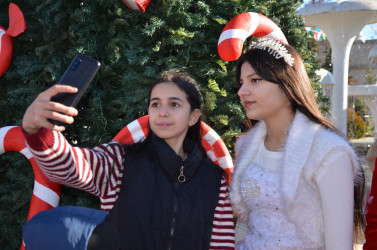 Kürdəmirdə Yeni il şənliyi keçirilib.