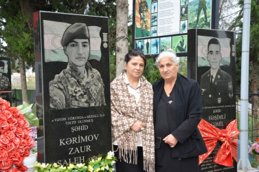 İcra başçısı şəhid Zaur Kərimovun anım tədbirində iştirak edib.