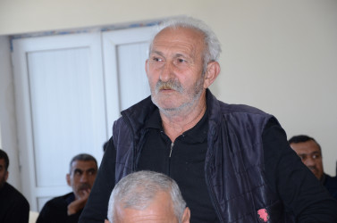 Sığırlı kəndində sakinlər ilə növbəti səyyar qəbul keçirilib