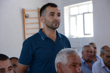 Avqustun 13-də Qarasaqqal kənd sakinləri ilə səyyar qəbul keçirilib.