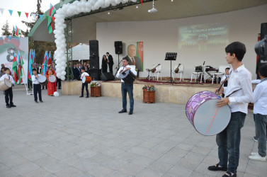 Vətən müharibəsində qazanılan Qələbənin beşinci ildönümü münasibətilə ümumrayon konserti təşkil olunub