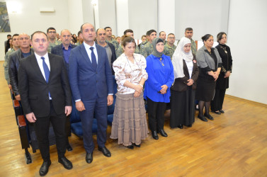 Kürdəmirdə Ümummilli Lider Heydər Əliyevin anadan olmasının 103 illiyi qeyd olunub.