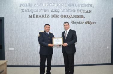 İyulun 2-də Kürdəmirdə Azərbaycan Polisi Günü münasibətilə tədbir keçirilib.