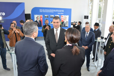 Kürdəmir stansiyasının yenidənqurma işlərindən sonra fəaliyyətinin bərpa edilməsi və istifadəyə verilməsi mərasimi keçirilib.