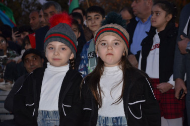 Vətən müharibəsində qazanılan Qələbənin beşinci ildönümü münasibətilə ümumrayon konserti təşkil olunub
