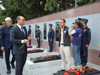 Kürdəmirdə 44 günlük Vətən müharibəsi şəhidlərinin xatirəsinə həsr olunmuş Anım Günü tədbiri keçirilib.